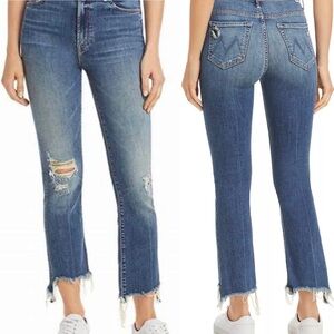 MOTHER THE INSIDER CROP STEP CHEW DANCING ON COALS JEAN SIZE 29